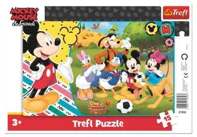 Obrázek k produktu Puzzle Mickey Mouse na venkově 15 dílků