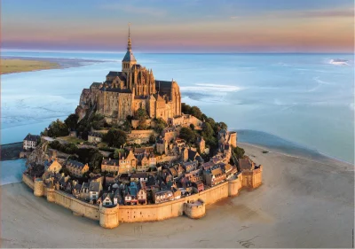 Obrázek k produktu Puzzle Mont Saint Michel ze vzduchu 1000 dílků