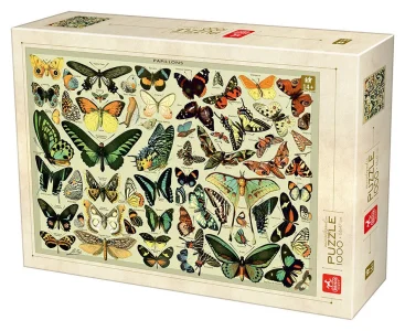 Obrázek k produktu Puzzle Encyklopedie: Motýli 1000 dílků