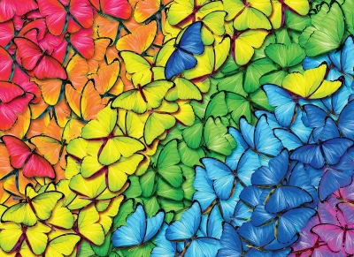 Obrázek k produktu Puzzle Motýlí duha 1000 dílků