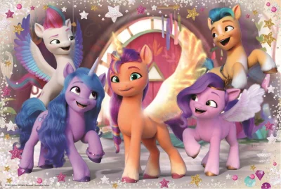Obrázek k produktu Puzzle My Little Pony: Radostní poníci MAXI 24 dílků