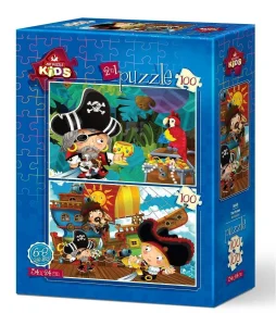 Obrázek k produktu Puzzle Piráti 2x100 dílků