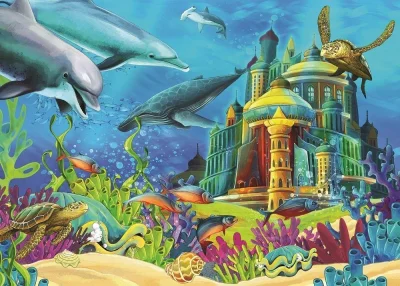 Obrázek k produktu Puzzle Podvodní hrad 150 dílků