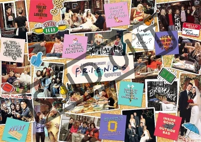 Obrázek k produktu Puzzle Přátelé: Nejlepší momenty 1000 dílků