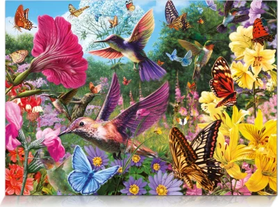 Obrázek k produktu Puzzle Ráj kolibříků 500 dílků