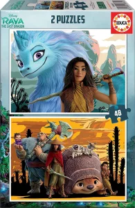 Obrázek k produktu Puzzle Raya a drak 2x48 dílků