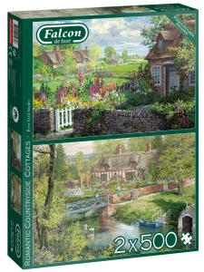 Obrázek k produktu Puzzle Romantická venkovská stavení 2x500 dílků
