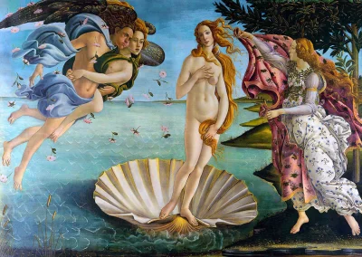 Obrázek k produktu Puzzle Sandro Botticelli: Zrození Venuše 1000 dílků