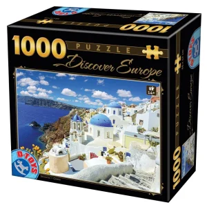 Obrázek k produktu Puzzle Santorini, Řecko 1000 dílků