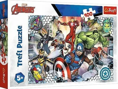 Obrázek k produktu Puzzle Slavní Avengers 100 dílků