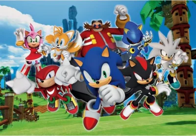 Obrázek k produktu Puzzle Ježek Sonic 104 dílků