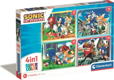 Obrázek k produktu Puzzle Sonic 4v1 (12+16+20+24 dílků)