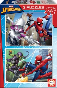 Obrázek k produktu Puzzle Spiderman 2x48 dílků
