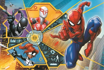 Obrázek k produktu Puzzle Spiderman: Na síti 60 dílků