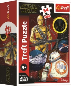 Obrázek k produktu Puzzle Star Wars: C3PO a BB8 54 dílků