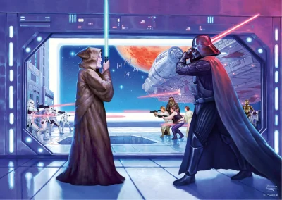 Obrázek k produktu Puzzle Star Wars: Obi-Wanův závěrečný souboj 1000 dílků