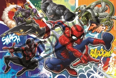 Obrázek k produktu Puzzle Statečný Spiderman 60 dílků