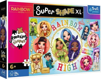 Obrázek k produktu Puzzle Super Shape XL Rainbow High 160 dílků