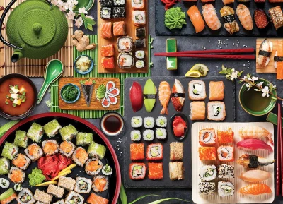 Obrázek k produktu Puzzle Sushi stůl 1000 dílků