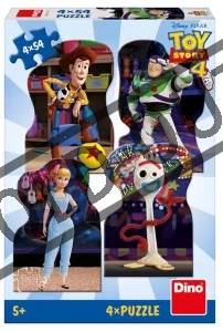 Obrázek k produktu Puzzle Toy Story 4, 4x54 dílků