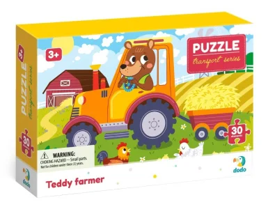 Obrázek k produktu Puzzle Doprava: Farmář Teddy 30 dílků