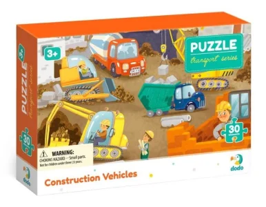 Obrázek k produktu Puzzle Doprava: Stavební stroje 30 dílků