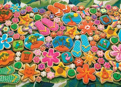 Obrázek k produktu Puzzle Tropické sušenky 1000 dílků