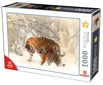 Obrázek k produktu Puzzle Tygr s mládětem 1000 dílků