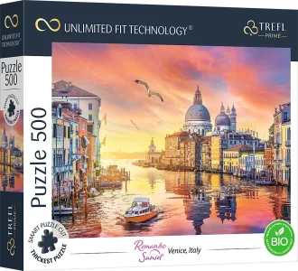 Obrázek k produktu Puzzle UFT Romantic Sunset: Benátky, Itálie 500 dílků