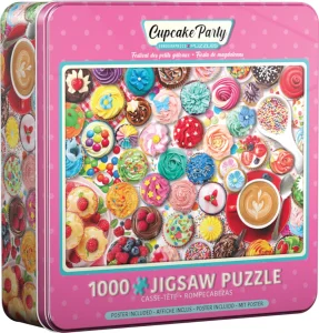 Obrázek k produktu Puzzle v plechové krabičce Dortíková oslava 1000 dílků