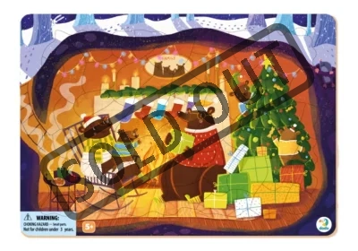 Obrázek k produktu Puzzle Vánoce u medvědů 53 dílků