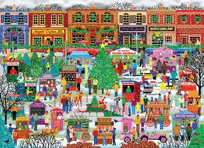 Obrázek k produktu Puzzle Vánoční trh v centru XL 500 dílků
