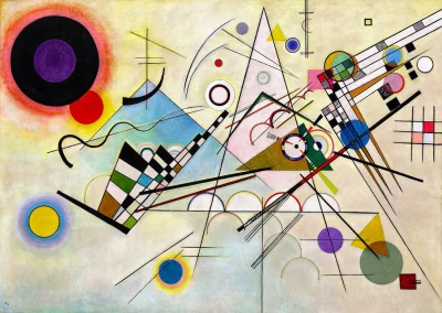 Obrázek k produktu Puzzle Vassily Kandinsky: Kompozice VIII 1000 dílků