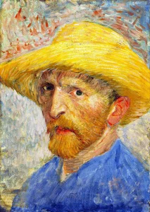 Obrázek k produktu Puzzle Vincent Van Gogh: Autoportét ve slaměném klobouku 1000 dílků