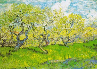 Obrázek k produktu Puzzle Vincent Van Gogh: Kvetoucí sad 1000 dílků