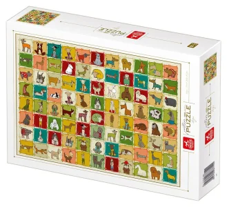 Obrázek k produktu Puzzle Vzorník: Psi 1000 dílků
