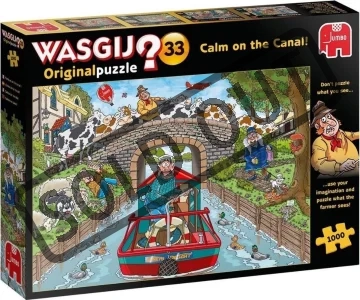 Obrázek k produktu Puzzle WASGIJ 33: Klid na vodním kanálu! 1000 dílků