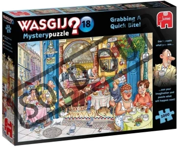 Obrázek k produktu Puzzle WASGIJ Mystery 18: Rychlý oběd 1000 dílků