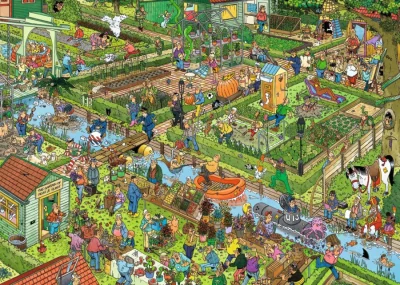 Obrázek k produktu Puzzle JvH Zeleninová zahrada 1000 dílků