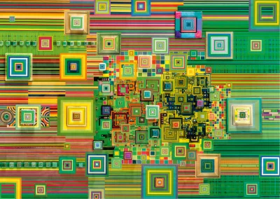Obrázek k produktu Puzzle Zelený flashdisk 1000 dílků
