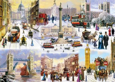 Obrázek k produktu Puzzle Zima v Londýně 1000 dílků