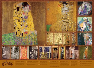 Obrázek k produktu Puzzle Zlatý věk Gustava Klimta 1000 dílků
