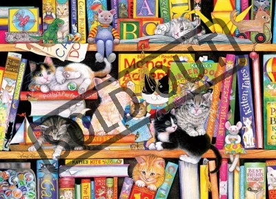 Obrázek k produktu Rodinné puzzle Čas kočičích příběhů 350 dílků