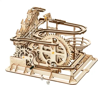 Obrázek k produktu Rokr 3D dřevěné puzzle Kuličková dráha: Parkour 254 dílků