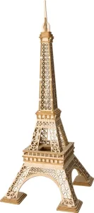 Obrázek k produktu Rolife 3D dřevěné puzzle Eiffelova věž 121 dílků
