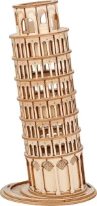 Obrázek k produktu Rolife 3D dřevěné puzzle Šikmá věž v Pise 137 dílků