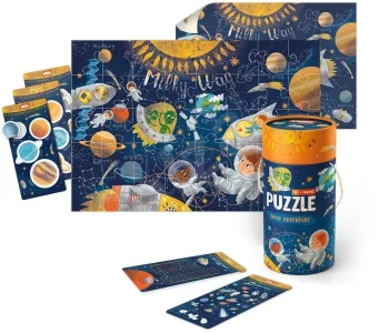 Obrázek k produktu Sada puzzle, her a doplňků Vesmírné dobrodružství