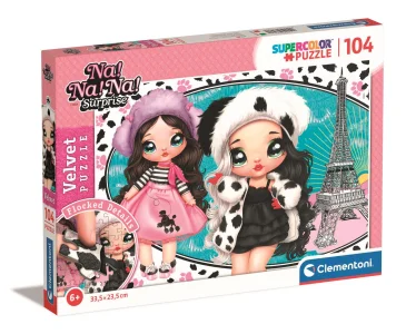 Obrázek k produktu Sametové puzzle Na! Na! Na! Surprise: Pařížská móda 104 dílků