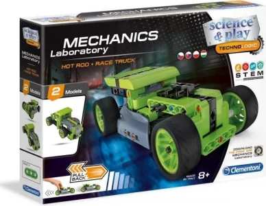 Obrázek k produktu Science&Play Mechanická laboratoř 2v1 Hot Rod a Race Truck