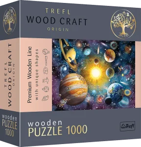 Obrázek k produktu Wood Craft Origin puzzle Cesta sluneční soustavou 1000 dílků